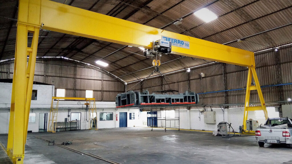 Pórtico Rolante Fabricado Pela Ferro Industria LTDA.